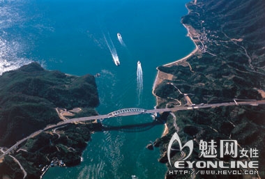岛波海道空中俯瞰