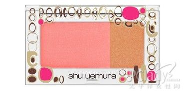 shu uemura 双色腮紅(棕橘灵魂号)