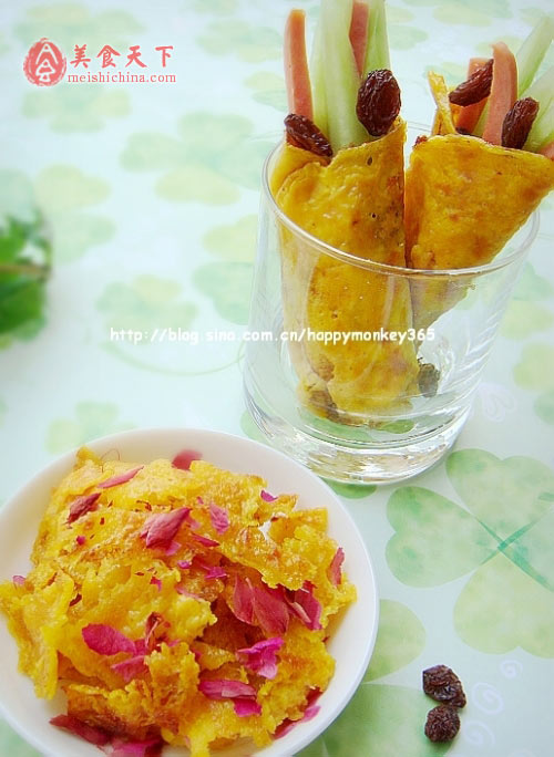 芒果卷饼&芒果锅巴的做法