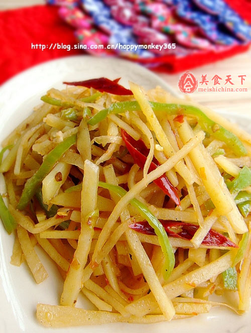 尖椒土豆丝+香辣土豆饼