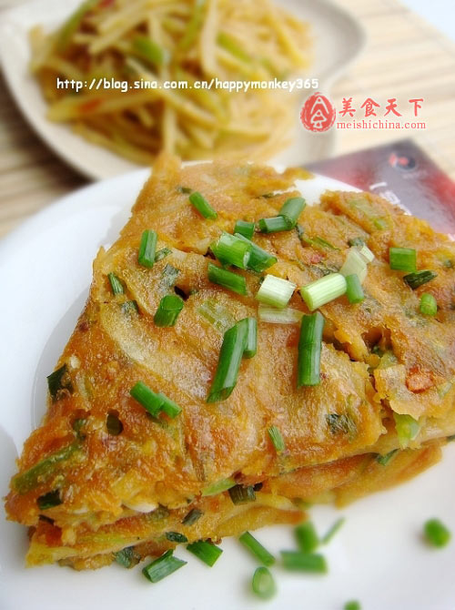 尖椒土豆丝+香辣土豆饼