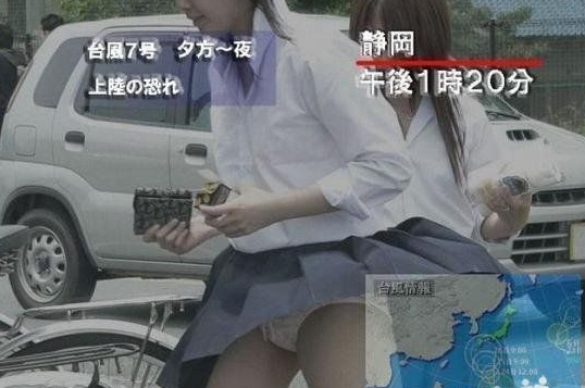 曰本如此播报天气预报，收视率能不高吗？